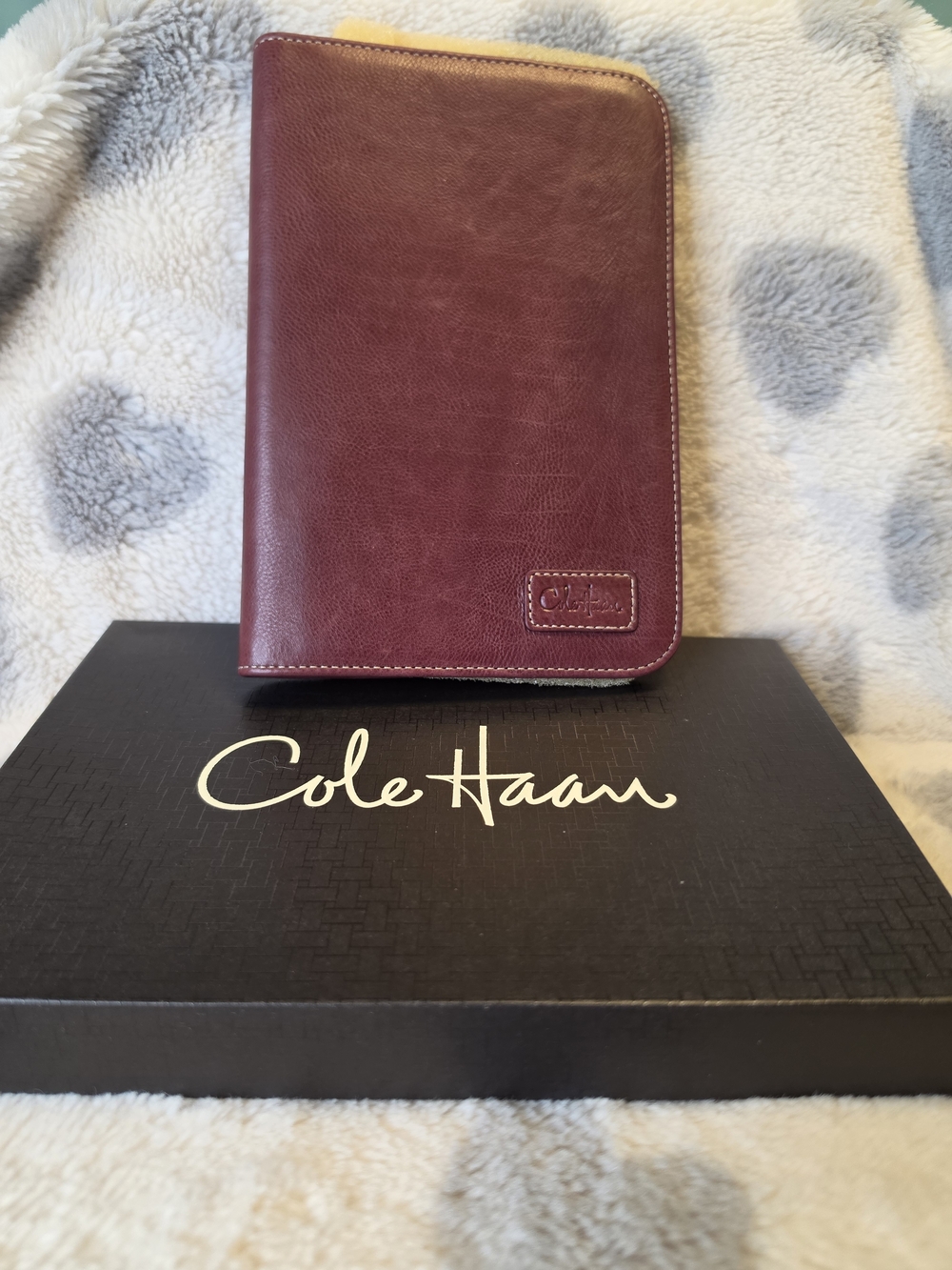 Cole Haan Burgundy Leather Kindle Cover
